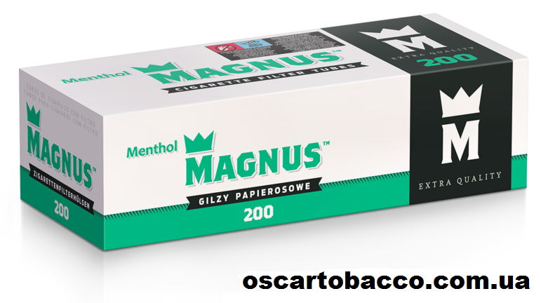 Гільзы Magnus menthol (200шт.) Mg ment фото