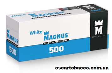 Гильзи MAGNUS White білі (500шт.) MG500W фото