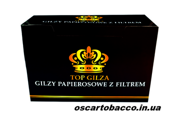 гільзы TOP GILZA  (чорні) (500шт.) 8mm. TOP.B фото